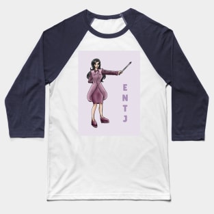 ANIME GIRL MBTI ENTJ Baseball T-Shirt